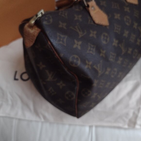 🤎🧡 Authentic Louis Vuitton Speedy 35 in monogram 🧡🤎 - Picture 13 of 17